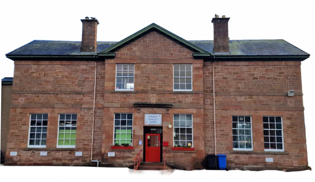Dingwall community centre with background removed